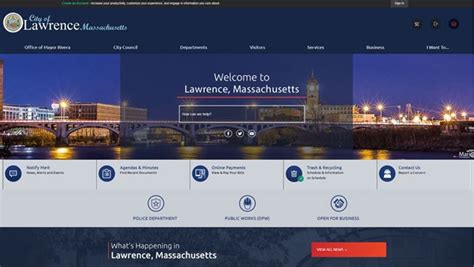 city of lawrence official website.